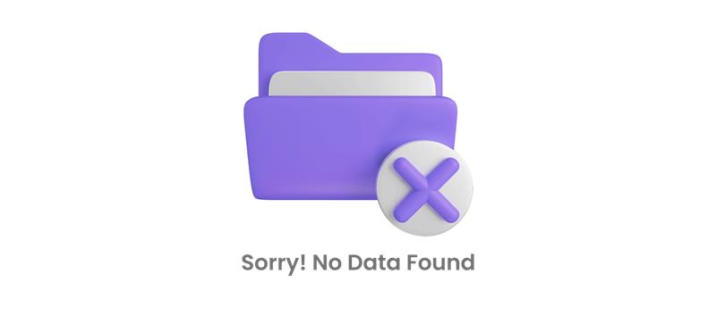 No Data Found